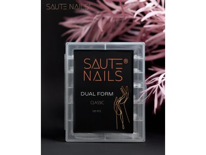 Duální formy pro prodloužení nehtů Dual Form Classic Saute nails, 120 ks
