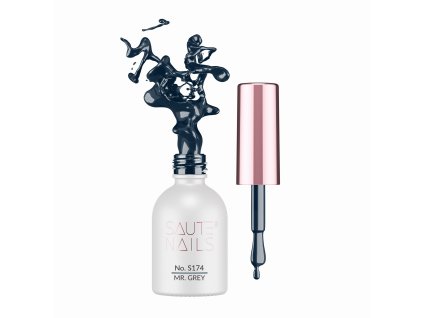 Gel lak na nehty S174 Mr. Grey Saute nails, 8 ml 01