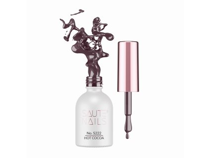 Gel lak na nehty S222 Hot Cocoa Saute nails, 8 ml 01