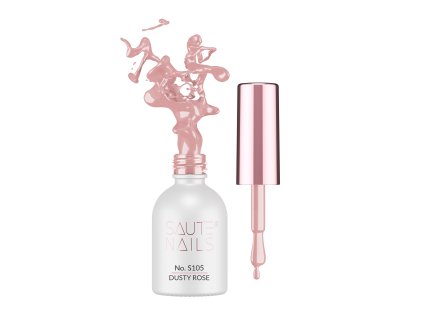 Gel lak na nehty S105 Dusty Rose Saute nails, 8 ml
