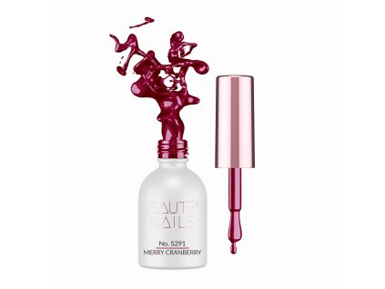 Gel lak na nehty S291 Merry Cranberry Saute nails, 8 ml 01