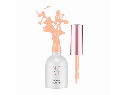 Gel lak na nehty S297 Peach Joy Saute nails, 8 ml 01