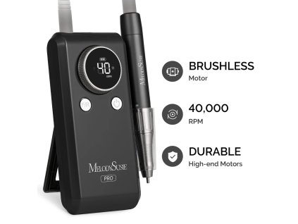 Bezdrátová bruska na nehty Melody Susie MB420G, černá 01