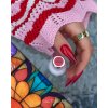 Gel lak na nehty S318 Glass Red Saute nails, 8 ml 03