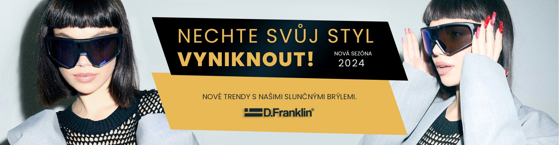 Nová sezóna 2024 - sluneční brýle D.Franklin