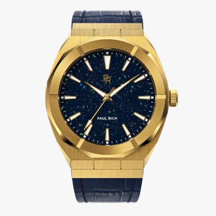 Pánské hodinky Paul Rich Star Dust Gold Leather 1