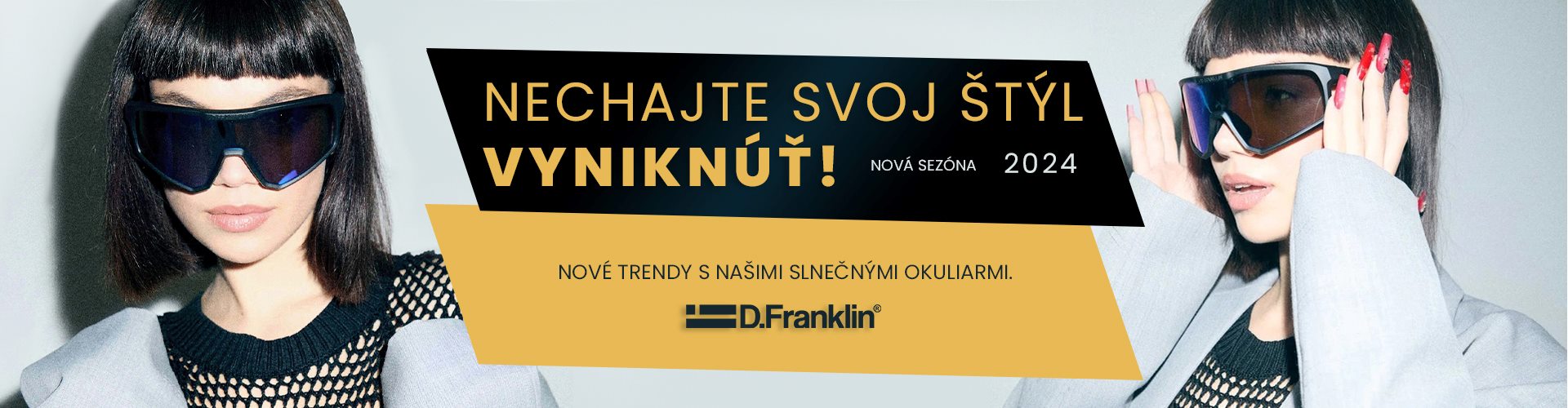 Nová sezóna 2024 - slnečné okuliare D.Franklin