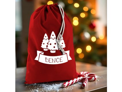mikulás zsák fenyőfa Bence