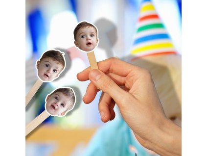 Fényképes sütidísz, fotós konfetti, tortadísz - gyerek szülinapra