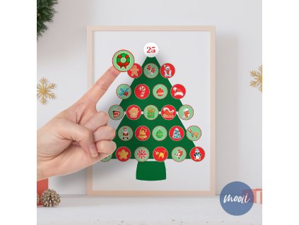 matrica karácsonyfa mockup PNG 4