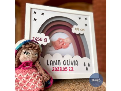 shadow box szivárvány 1