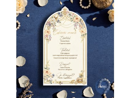 bridgerton menükártya