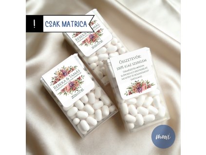 tictac virágos csak a matrica