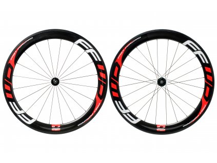 fast forward f6r carbon tubular 700c road wheelset black red white EV192161 9999 1
