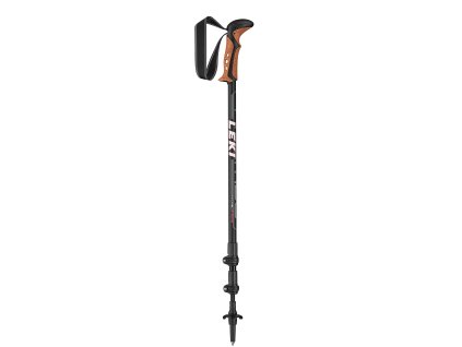 Hole Leki Khumbu black/white/neon red 110-145 cm trekking