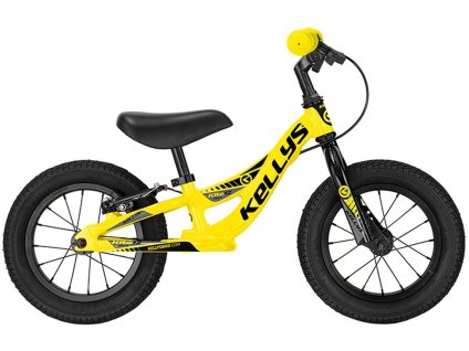 vyr 1733 Detske odrazedlo KELLYS KITE 12 RACE YELLOW s brzdou