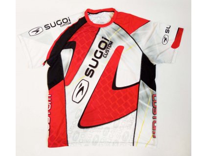 Sugoi Freestyle Jersey triko pánské s krátkým rukávem Červeno/šedá
