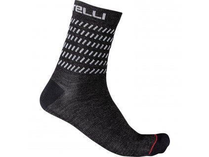 Castelli Go 15 Cycling Socks Socks DARK GRAY WHITE 1500x.progressive