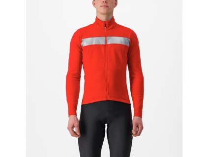 Bunda Castelli Raddoppia 3 Red/Silver reflex
