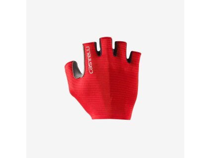 Rukavice Castelli Espresso Rich red
