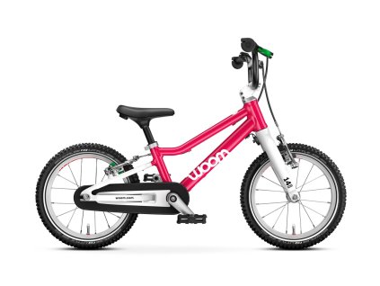 Dětské kolo WOOM 2 Go Hot pink 14"