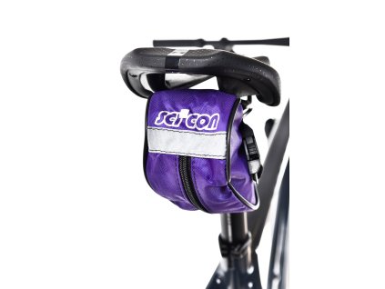 Brašnička SCICON pod sedlo tmavě fialová