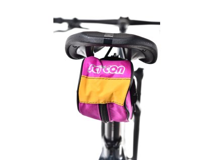 Brašnička SCICON pod sedlo fialová