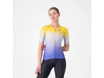 Dámský dres Castelli UPF W mango mojito/ultraviolet