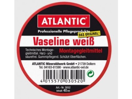 Vazelina Atlantic bílá 40g