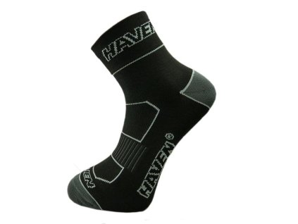 Cyklistické ponožky Haven Lite Silver černo/šedé