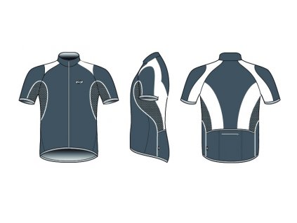 Pánský dres BBB BBW-104 ComfortTech šedý