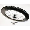 Zapletené kolo přední Zipp 808 Firecrest karbon černá