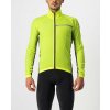 Bunda větrovka Castelli Squadra Stretch yellow fluo/dark gray