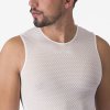 Funkční triko Castelli Pro mesh 2.0 White bez rukávu
