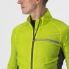 Bunda větrovka Castelli Squadra Stretch electric lime/dark grey