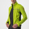 Bunda větrovka Castelli Squadra Stretch electric lime/dark grey