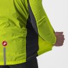 Bunda větrovka Castelli Squadra Stretch electric lime/dark grey
