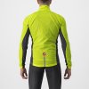 Bunda větrovka Castelli Squadra Stretch electric lime/dark grey