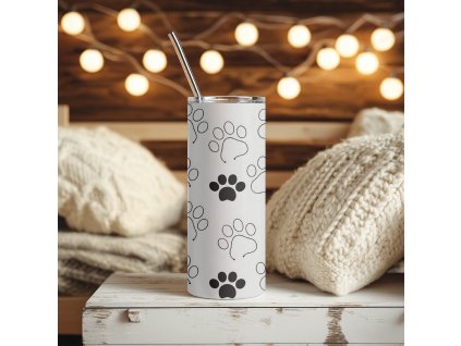 Termohrnček Paw Prints