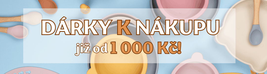dárky k nákupu již od 1.000 Kč