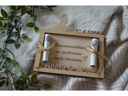 Svatební rámeček s věnováním
