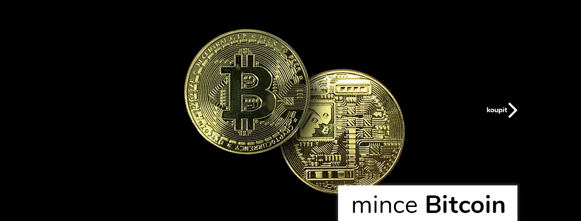 Mooniely e-shop – mince Bitcoin