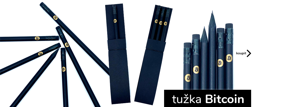 Mooniely e-shop – tužka Bitcoin