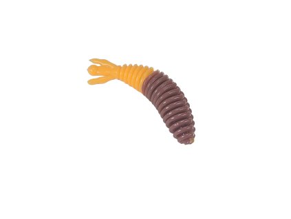 Gumová nástraha Moonky Savory 43mm DC 03 Brown metalic/Orange fluo - Banana(12ks)