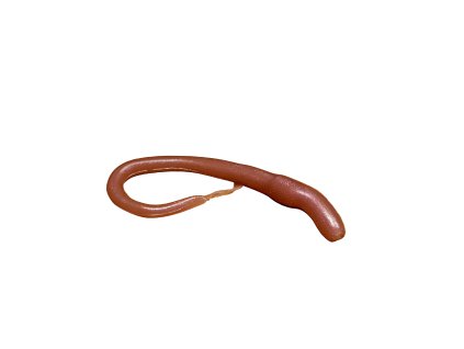 Gumová nástraha Moonky Long Worm 90mm C10 Light worm - Cheese (10ks)