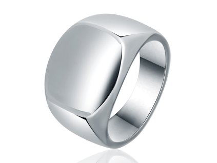 Pánský stříbrný prsten bez kamene – čistá elegance