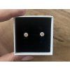 Stříbrné náušnice PECKY se zirkony 7 mm rose gold