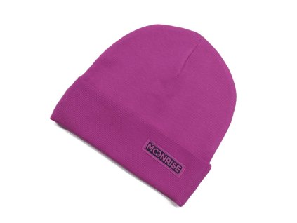 Rebrovaná čiapka organic - fuchsia (Veľkosť 1- obvod hlavičky cca. 40-44 cm)