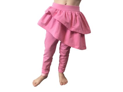 Legíny asymetric pink (organic) (Veľkosť 134   (+3,00 EUR (75,62 CZK) s DPH))