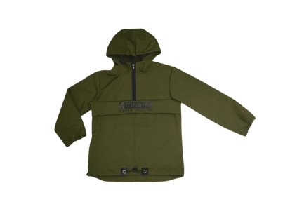Detská softshell bunda - anorak khaki (Veľkosť 80)